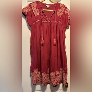 Sundance embroidered dress  Small